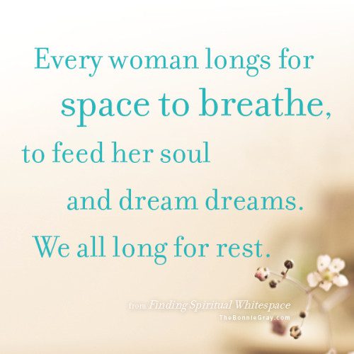 Long to Breathe - Spiritual Whitespace - This Mom's Delight