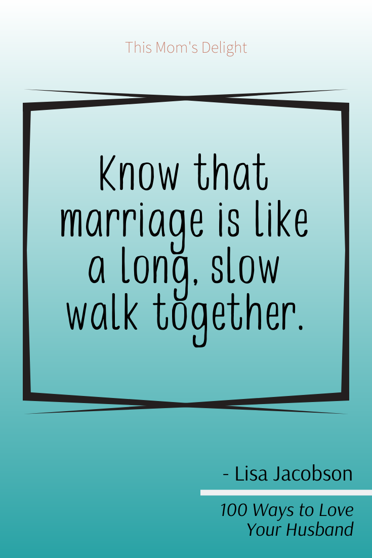 marriage quote by lisa jacobson